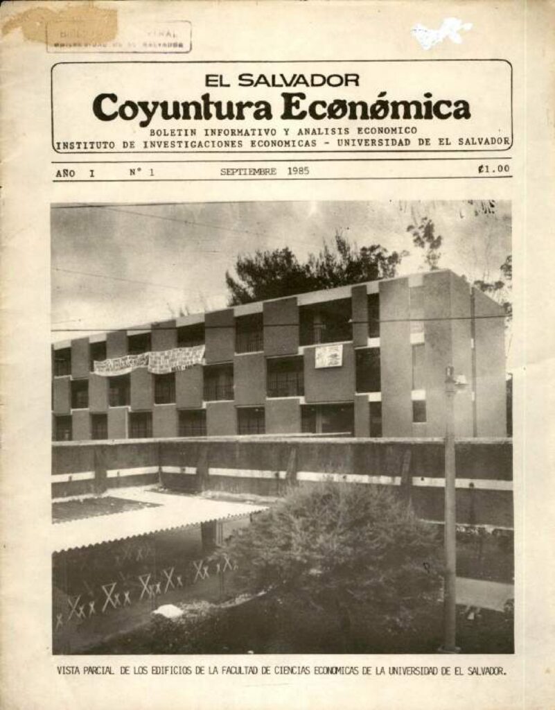 Coyuntura Económica – Año I, N. 1 Septiembre, 1985