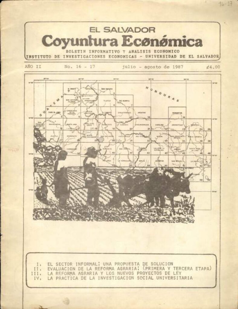 Coyuntura Económica – Año II, N. 16-17  Jul-Ago, 1987