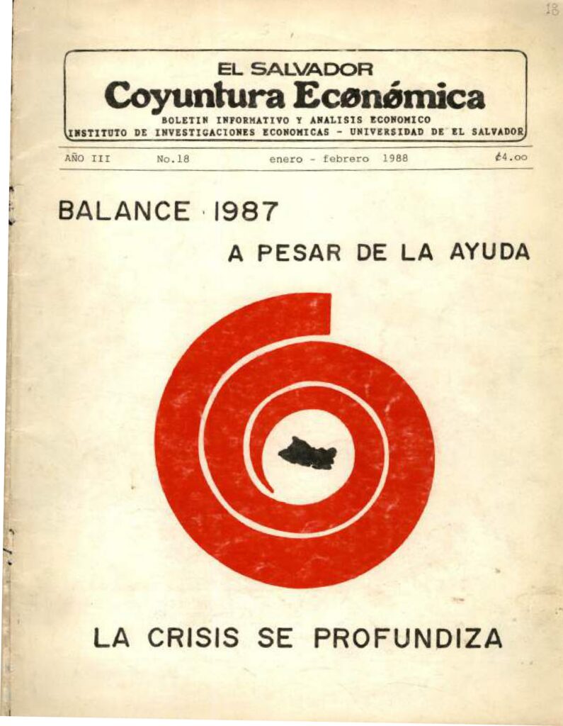 Coyuntura Económica – Año III, N. 18 Enep-Febr, 1988