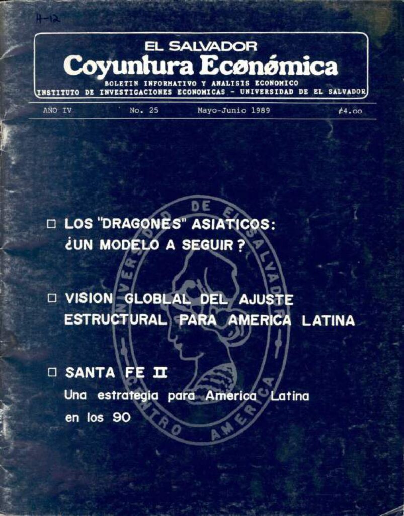 Coyuntura Económica – Año IV, No. 25 May-Jun, 1989