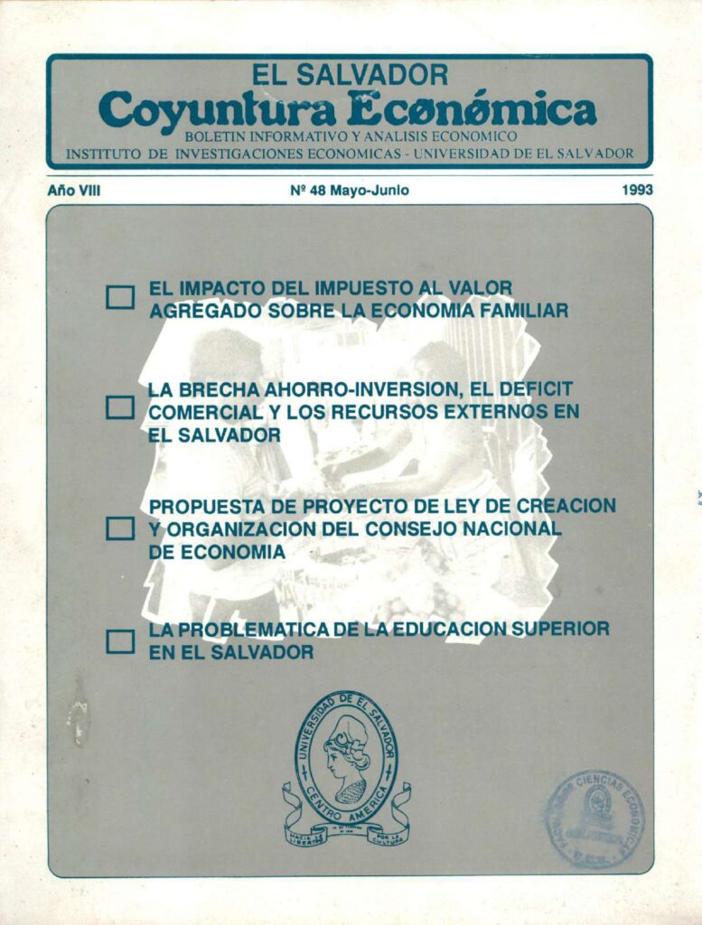 Coyuntura Económica – Año VIII, N. 48 May-Jun, 1993