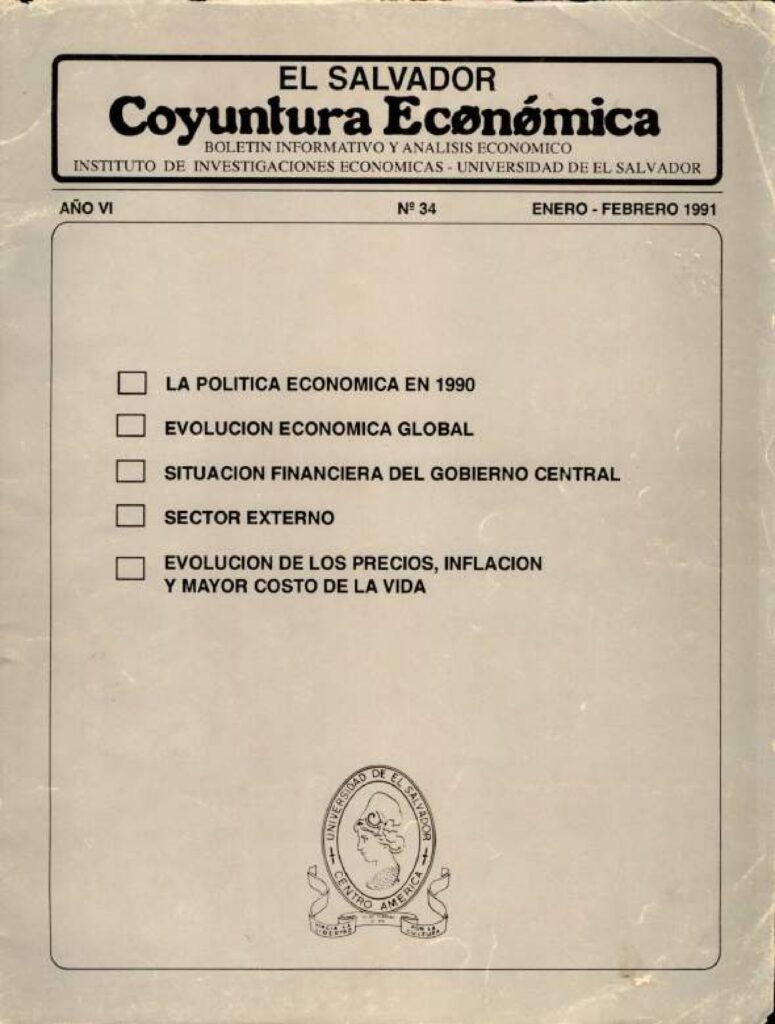 Coyuntura Económica – Año VI, N. 34 Ene-Feb, 1991