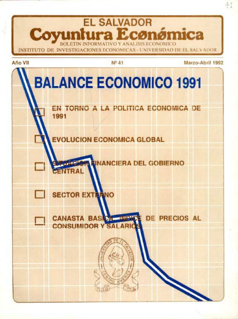 Coyuntura Económica – Año VII, N. 41 Mar-Abr, 1992